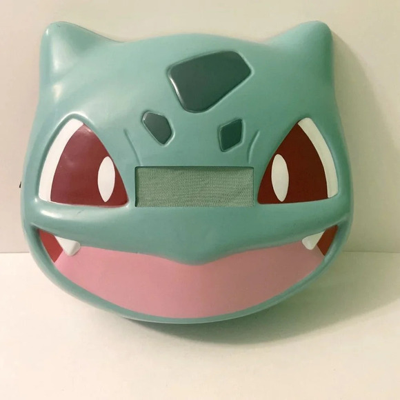 2020 Pokemon Bulbasaur Halloween Youth Mask Disguise Nintendo  Costume Cosplay - Picture 1 of 14